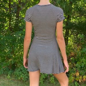 Black and white dress